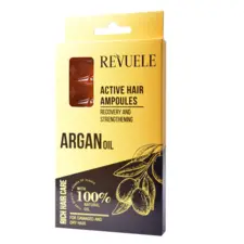 Hair Ampoules for Damaged and Dry Hair REVUELE Argan Oil